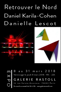 Retrouver le Nord Exposition du 8 au 31 mars 2018 avec
Photographe Daniel Karila Cohen
et la céramiste Danielle Lescot