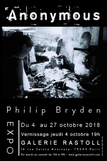 Anonymous   Exposition du 4 au 27 octobre 2018
Artiste : Philip Bryden