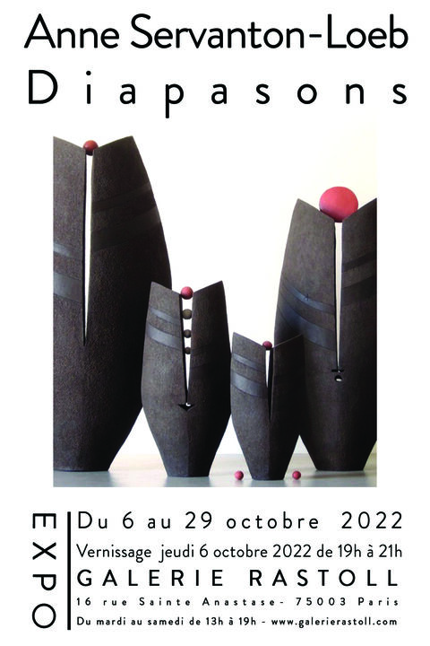 Diapasons Exposition des céramiques d'Anne Servanton Loeb dans le cadre de l'exposition L'ivresse des Sens de la photographe Morgane Talula. du 6 au 29 octobre 2022.