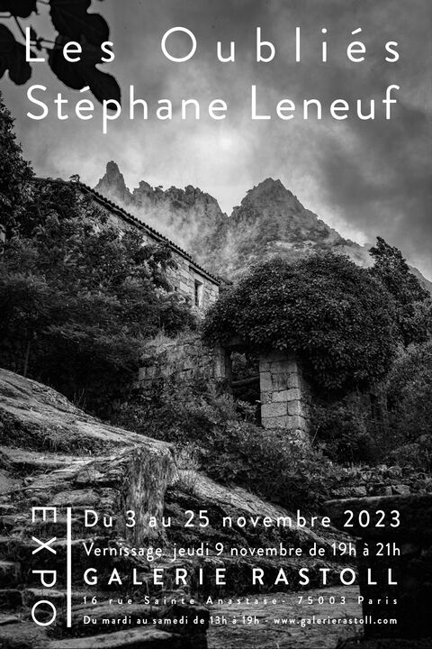 Les Oubliés Exposition solo du photographe Stéphane Leneuf du 3 au 25 novembre 2023.